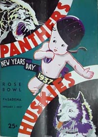 1937 Rose Bowl Program